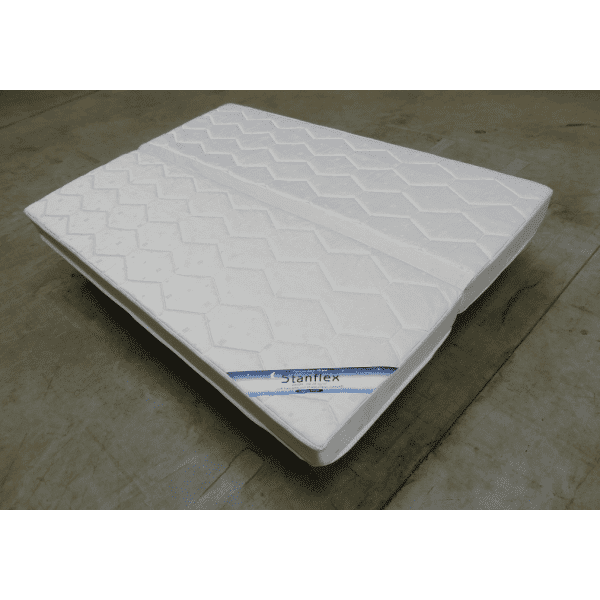 Terre de Nuit Matelas clic-clac mousse HD28 COTONOIS FAMEUX 140x190 pas cher  